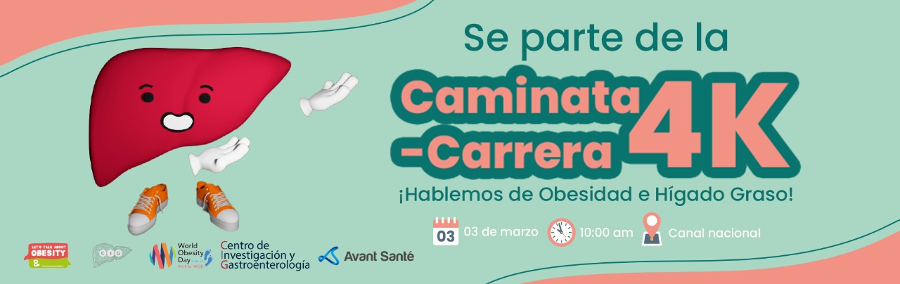 Caminata 4K: ¡Hablemos de Obesidad e Hígado Graso!